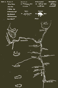 map of red river conveyed to earl of selkirk in 1817